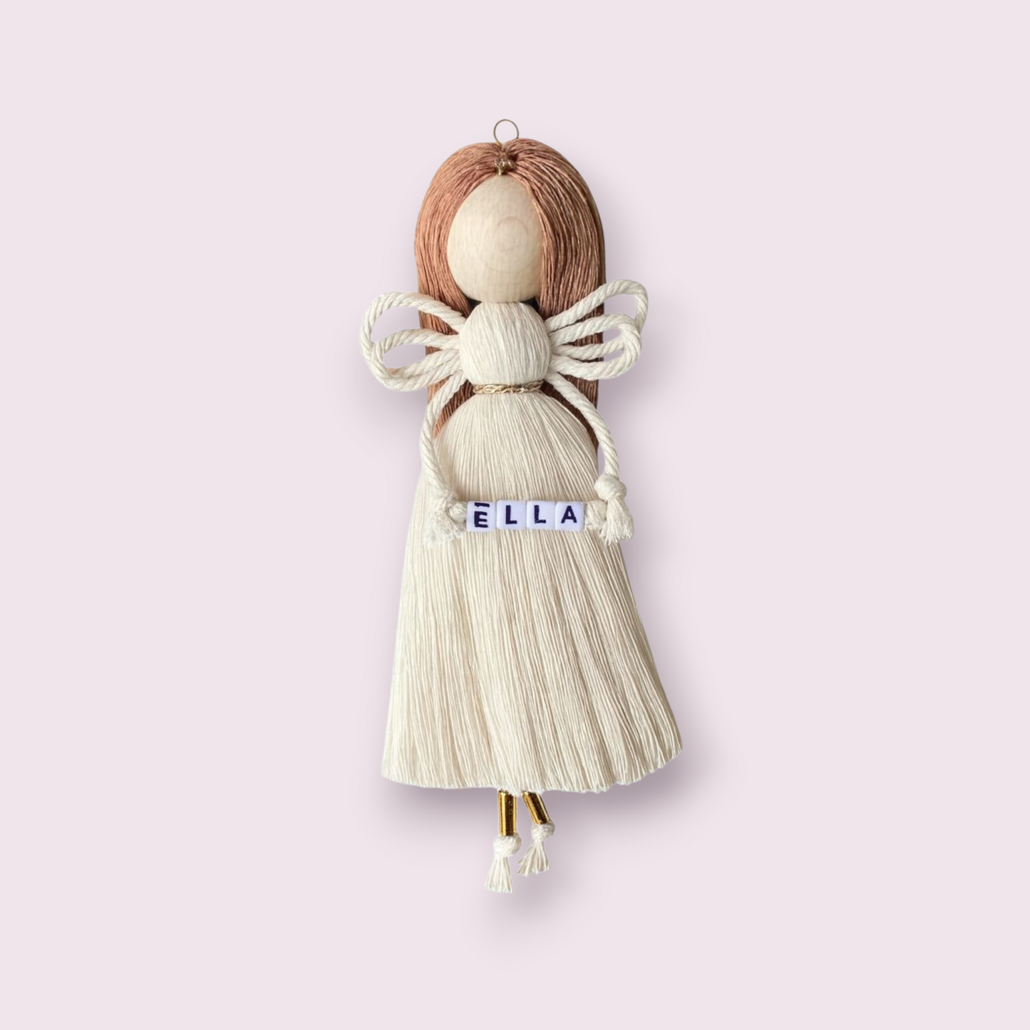 Ornament macramé Angel II