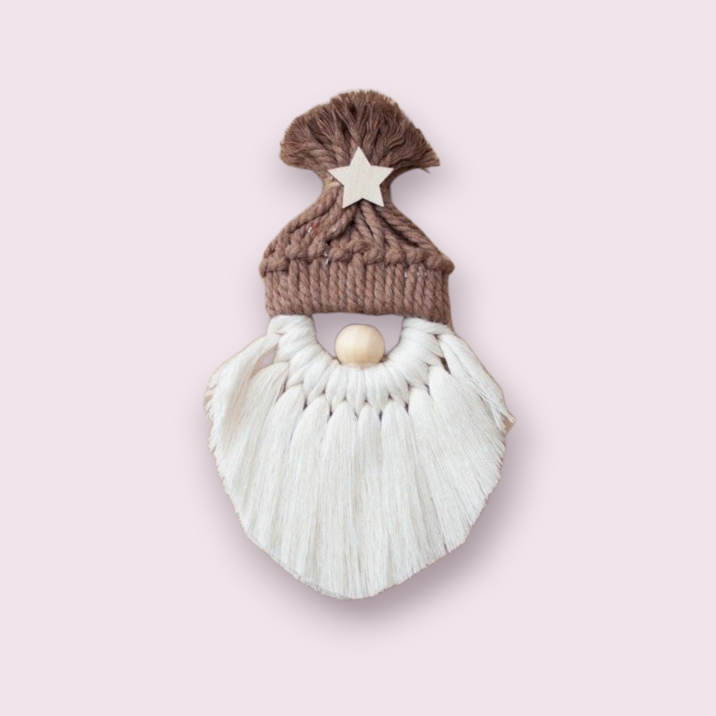 Ornament macramé Santa