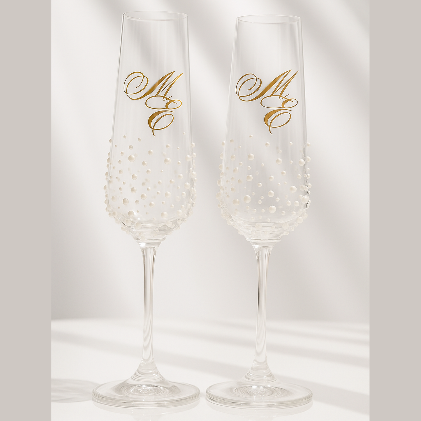 Set 2 pahare lucrate manual