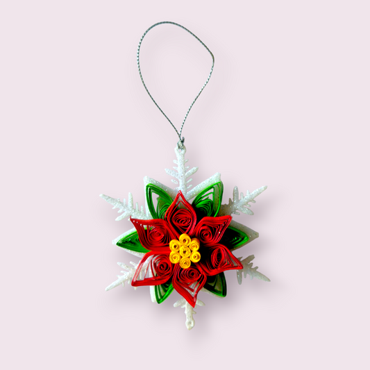 Decorațiune pentru Crăciun (quilling)