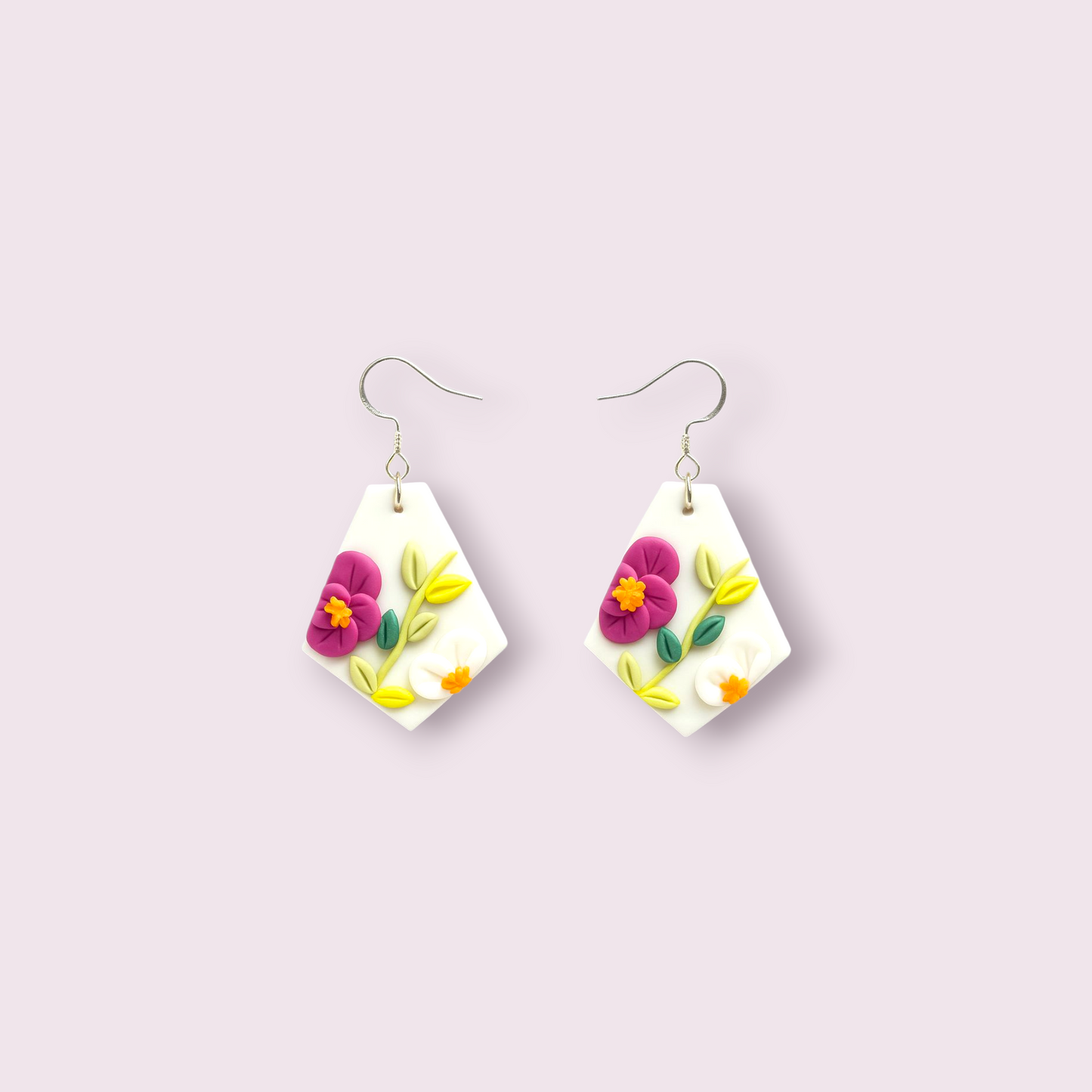 Cercei Petale pastelate S925