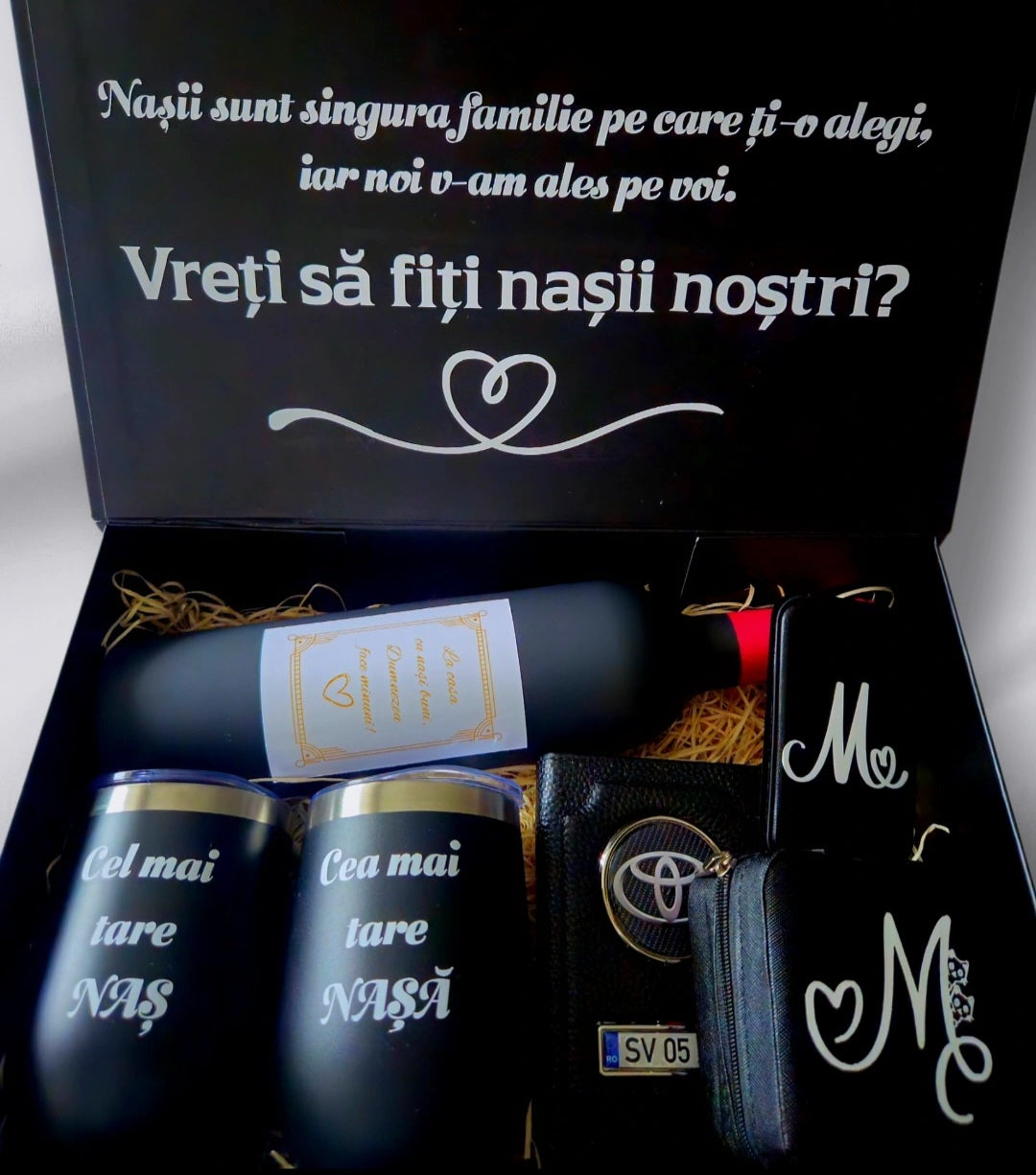 Cutie cerere nași de cununie/botez