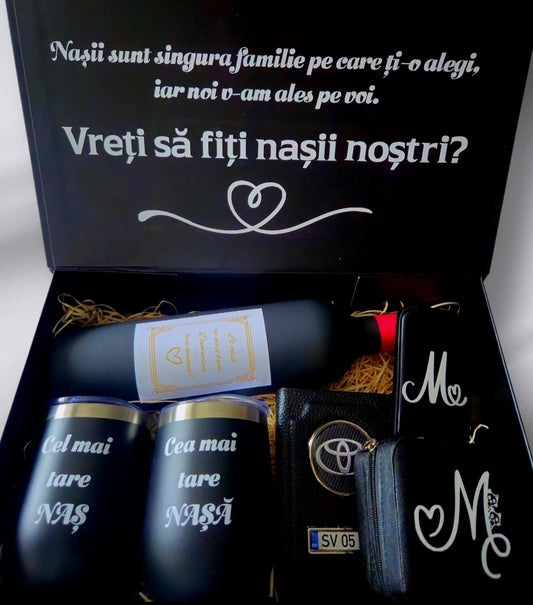 Cutie cerere nași de cununie/botez