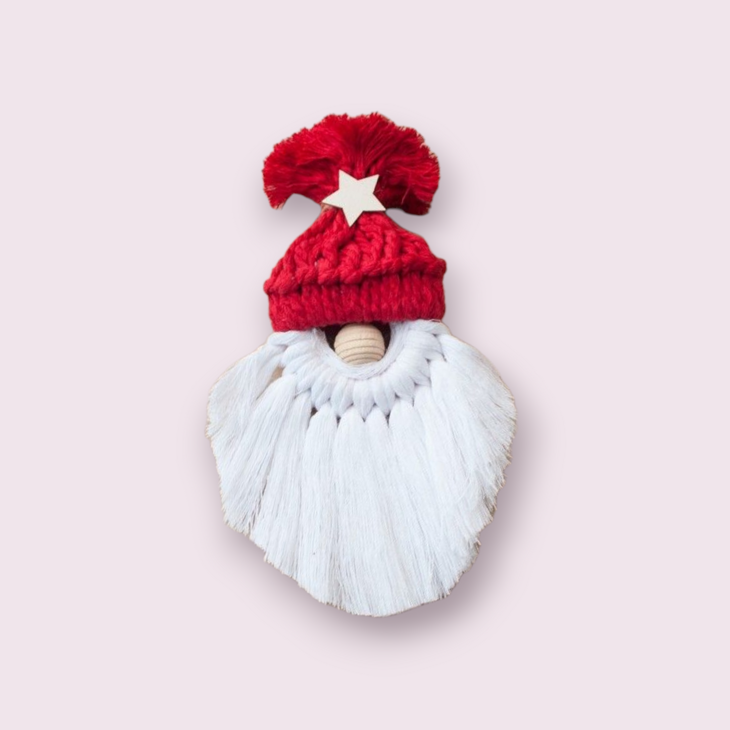 Ornament macramé Santa
